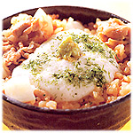 豚肉と長芋の炊き込みご飯